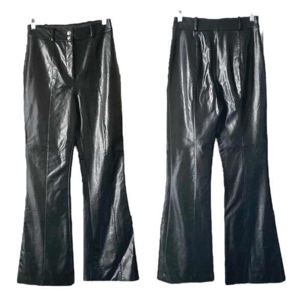 REVOLVE | Majorelle Blake Faux Leather Black Pant Size M (NWOT) - Picture 3 of 7